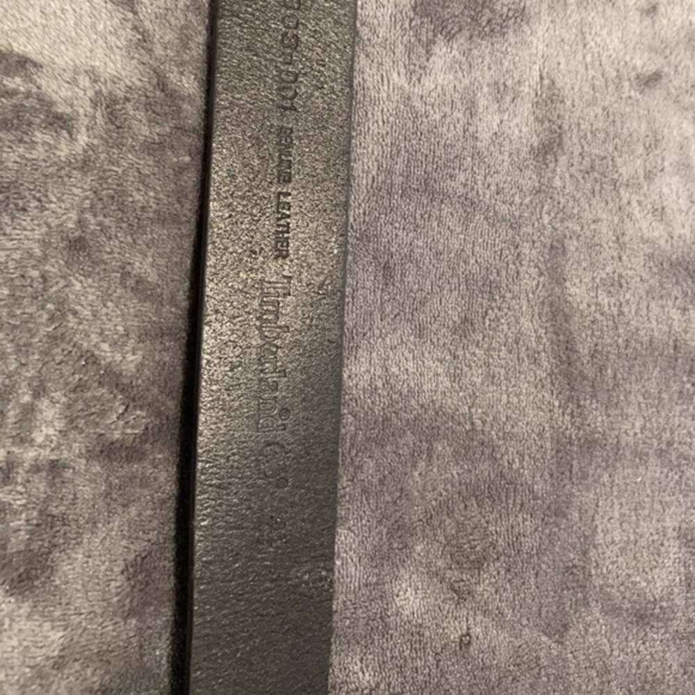 MEN'S TIMBERLAND BLACK GENUINE LEATHER BELT SIZE 36/90cm